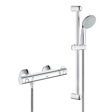 Grohe Grohtherm 800 Thermostatic Shower Mixer and Kit - 34565000  Profile Large Image