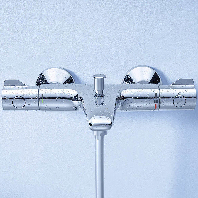 Grohe Grohtherm 800 Wall Mounted Thermostatic Bath Shower Mixer - 34567000  Profile Large Image