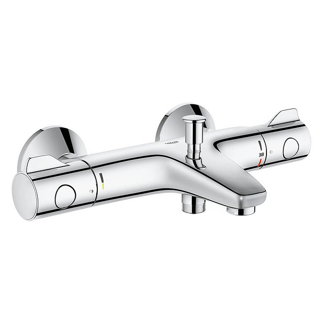 Grohe Grohtherm 800 Wall Mounted Thermostatic Bath Shower Mixer - 34567000 Large Image