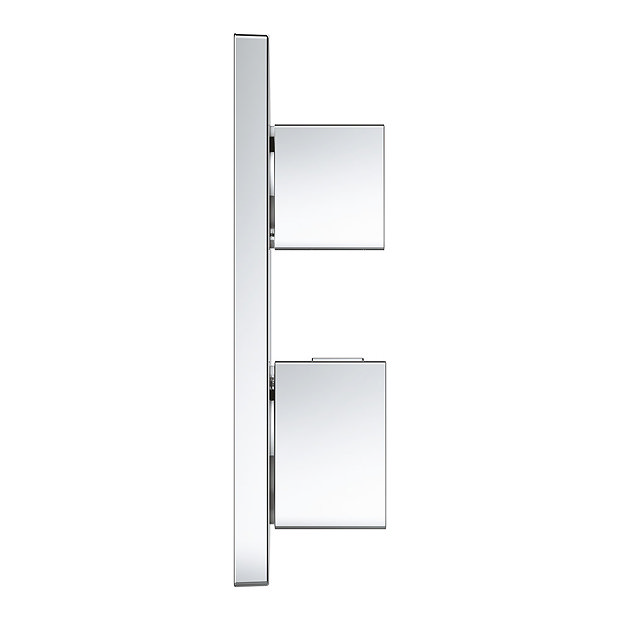 Grohe Grohtherm Cube 1-Outlet Thermostatic Shower Mixer Trim with Shut-off Valve - 24153000  Feature