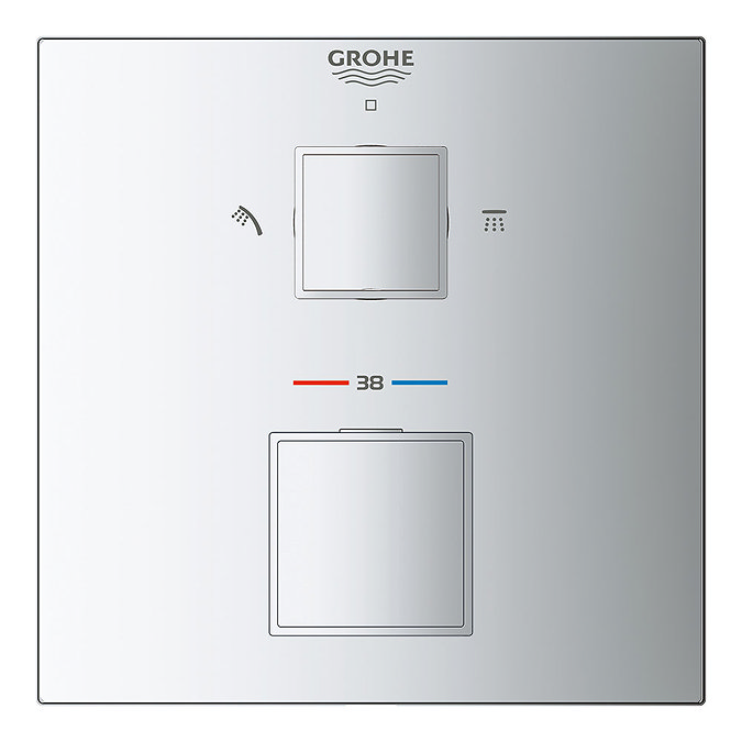 Grohe Grohtherm Cube SmartConnect Head & Handset Shower Set  Feature Large Image