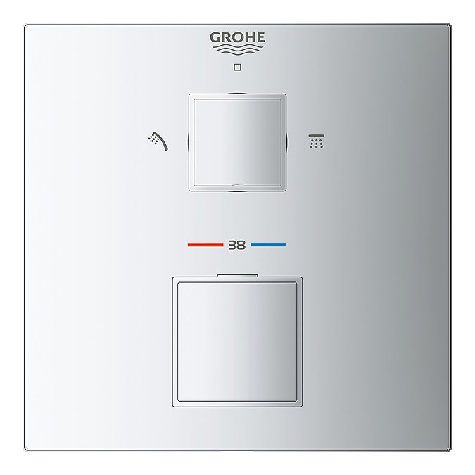 Grohe Grohtherm Cube SmartConnect Head & Handset Shower Set Feature Large Image