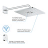 Grohe Grohtherm Cube SmartConnect Head & Handset Shower Set  Newest Large Image