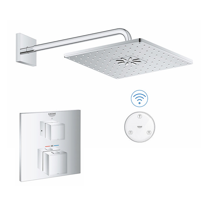 Grohe Grohtherm Cube SmartConnect Shower Set Large Image