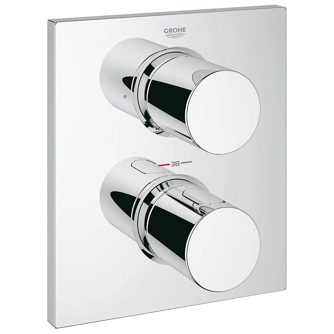 Grohe Grohtherm F Thermostatic 2-Way Diverter Shower Mixer Trim - 27618000 Large Image