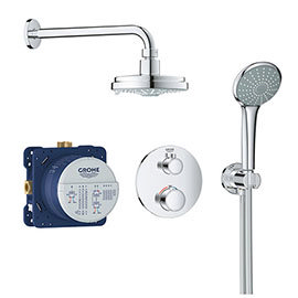 Grohe Grohtherm Perfect Shower Set with Rainshower Cosmopolitan 160 - 34735000 Medium Image
