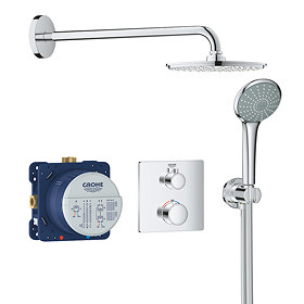 Grohe Grohtherm Perfect Shower Set with Rainshower Cosmopolitan 210 - 34734000 Large Image