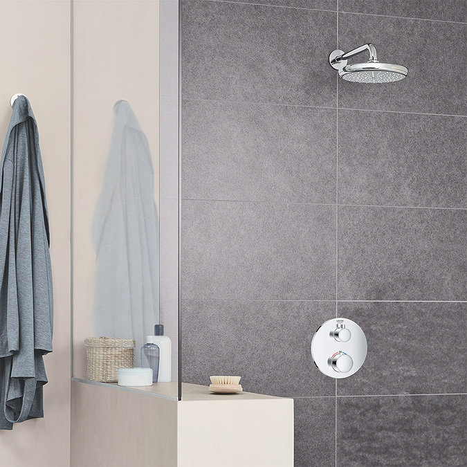 Grohe Grohtherm Perfect Shower Set with Tempesta 210 - 34726000  Profile Large Image