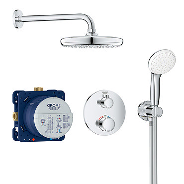 Grohe Grohtherm Perfect Shower Set with Tempesta 210 - 34727000  Profile Large Image