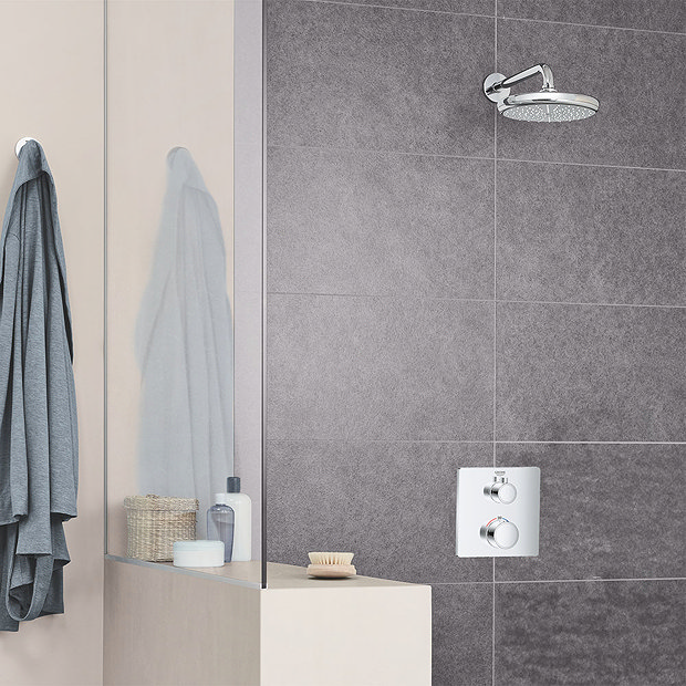 Grohe Grohtherm Perfect Shower Set with Tempesta 210 - 34728000  Profile Large Image
