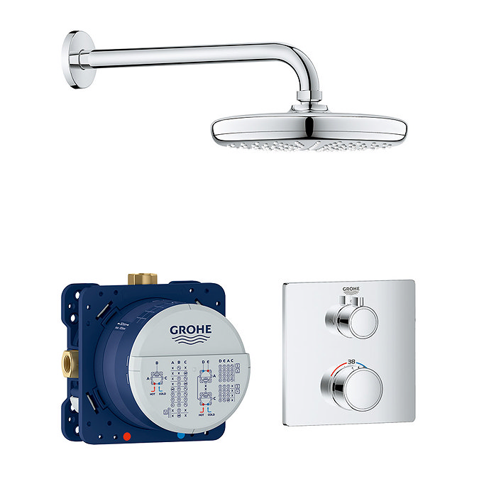 Grohe Grohtherm Perfect Shower Set with Tempesta 210 - 34728000 Large Image