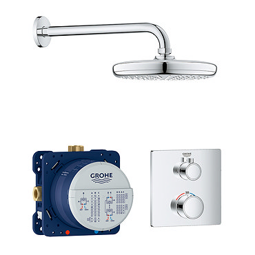 Grohe Grohtherm Perfect Shower Set with Tempesta 210 - 34728000  Profile Large Image