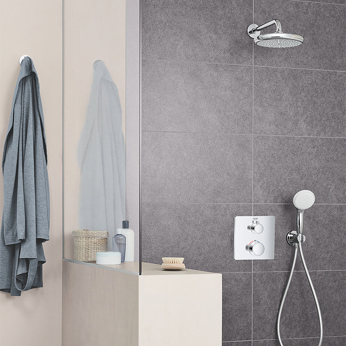 Grohe Grohtherm Perfect Shower Set with Tempesta 210 - 34729000  Profile Large Image