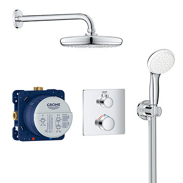 Grohe Grohtherm Perfect Shower Set with Tempesta 210 - 34729000  Profile Large Image