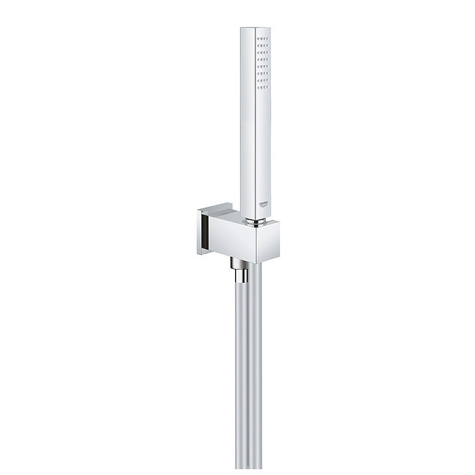 Grohe Grohtherm SmartConnect Square Head & Handset Shower Set Standard Large Image