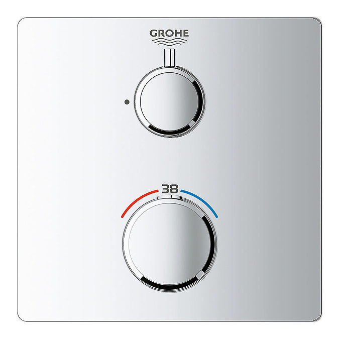 Grohe Grohtherm SmartConnect Square Shower Set Feature Large Image