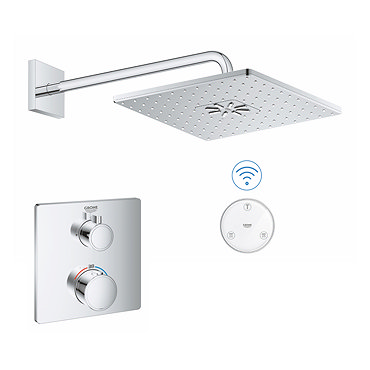 Grohe Grohtherm SmartConnect Square Shower Set  Profile Large Image