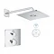 Grohe Grohtherm SmartConnect Square Shower Set Large Image