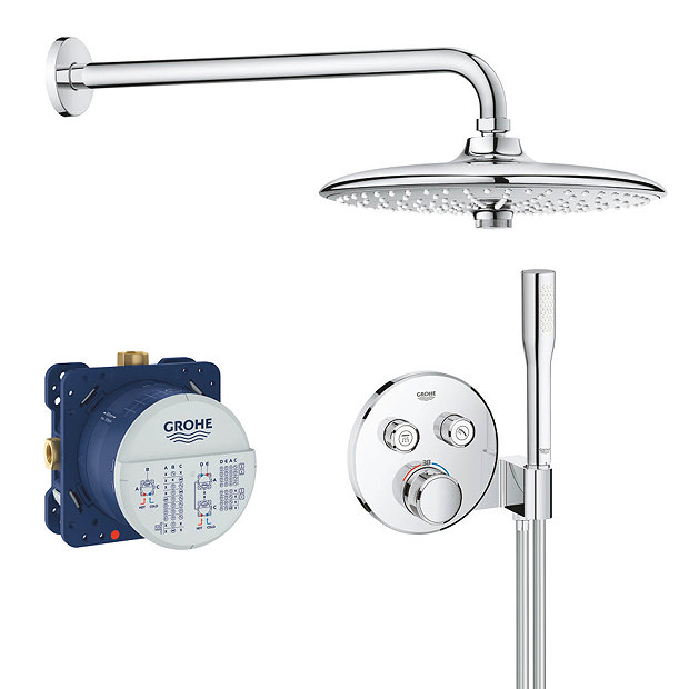 Grohe Grohtherm SmartControl Perfect Shower Set - 34744000 Large Image