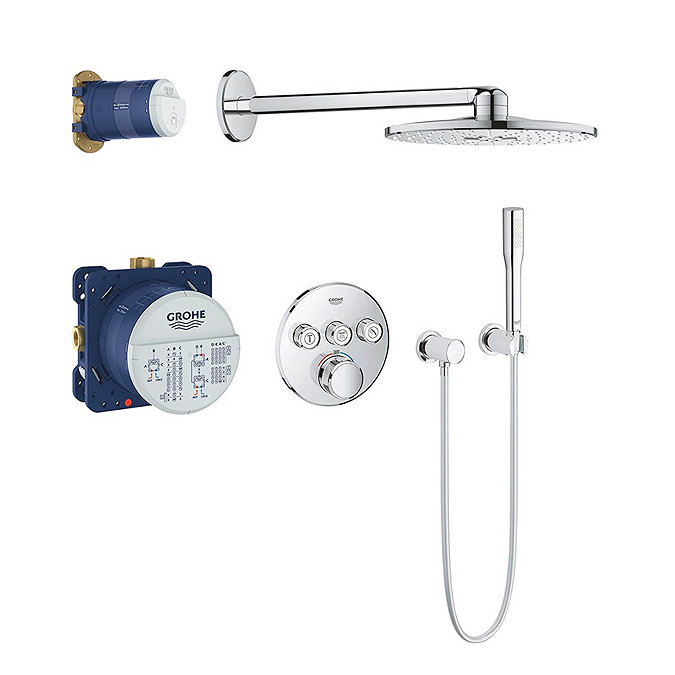 Grohe Grohtherm SmartControl Perfect Shower Set with Rainshower 310 SmartActive - 34705000  Standard