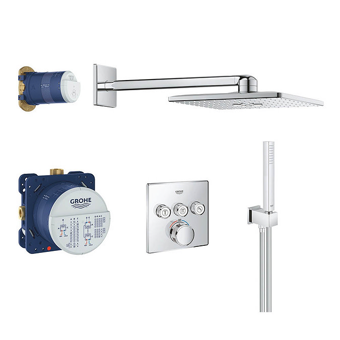 Grohe Grohtherm SmartControl Square Perfect Shower Set with Rainshower 310 SmartActive - 34706000  a