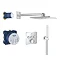 Grohe Grohtherm SmartControl Square Perfect Shower Set with Rainshower 310 SmartActive - 34706000  a