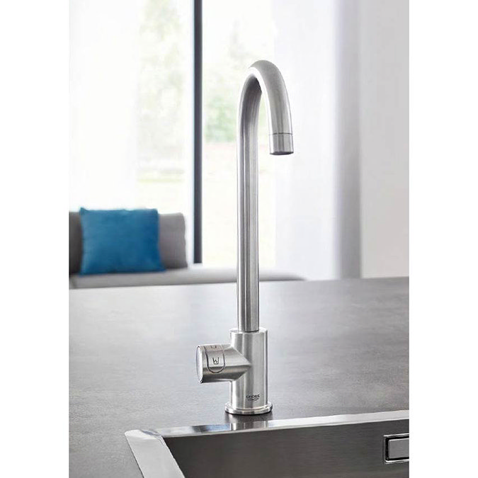 Grohe High C-Spout Mono Blue Home Duo Starter Kit - Stainless Steel - 31498DC0 Profile Large Image