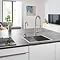 Grohe High C-Spout Mono Blue Home Duo Starter Kit - Stainless Steel - 31498DC0 Feature Large Image