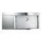 Grohe K1000 1.0 Bowl Stainless Steel Kitchen Sink  Profile Large Image