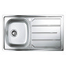 Grohe K200 1.0 Bowl Stainless Steel Kitchen Sink - 31552SD0  Profile Large Image