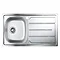 Grohe K200 1.0 Bowl Stainless Steel Kitchen Sink - 31552SD0  Profile Large Image