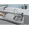 Grohe K200 1.0 Bowl Stainless Steel Kitchen Sink - 31552SD1  In Bathroom Large Image