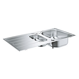 Grohe K200 1.5 Bowl Stainless Steel Kitchen Sink - 31564SD1 Medium Image