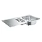 Grohe K200 1.5 Bowl Stainless Steel Kitchen Sink - 31564SD1 Large Image