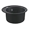 Grohe K200 Round Composite Kitchen Sink - Granite Black - 31656AP0  Profile Large Image