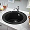 Grohe K200 Round Composite Kitchen Sink - Granite Black - 31656AP0 Large Image
