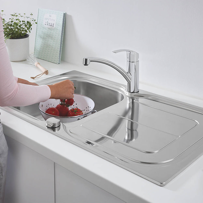 Grohe K300 1.0 Bowl Stainless Steel Kitchen Sink - 31563SD0 Feature Large Image