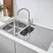 Grohe K300 1.5 Bowl Stainless Steel Kitchen Sink - 31564SD0 Feature Large Image
