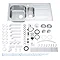Grohe K300 1.5 Bowl Stainless Steel Kitchen Sink - 31564SD0  In Bathroom Large Image