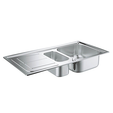 Grohe K300 1.5 Bowl Stainless Steel Kitchen Sink - 31564SD0  Profile Large Image