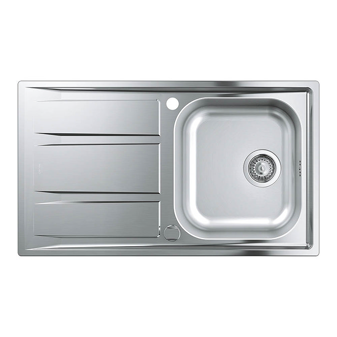 Grohe K400 1.0 Bowl Stainless Steel Kitchen Sink - 31566SD0 Profile Large Image