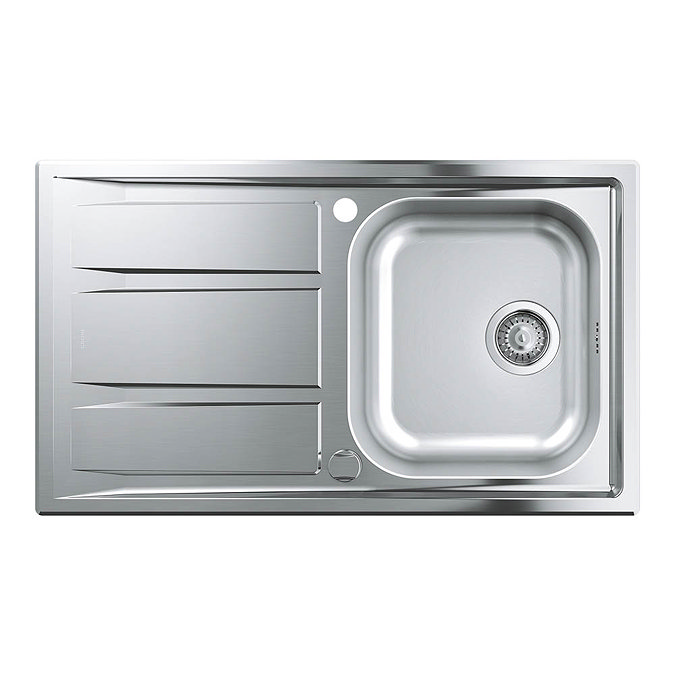 Grohe K400+ 1.0 Bowl Stainless Steel Kitchen Sink - 31568SD0 Profile Large Image