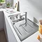 Grohe K400+ 1.0 Bowl Stainless Steel Kitchen Sink - 31568SD0  Standard Large Image