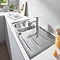 Grohe K400+ 1.0 Bowl Stainless Steel Kitchen Sink - 31568SD0 Standard Large Image
