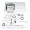 Grohe K400+ 1.0 Bowl Stainless Steel Kitchen Sink - 31568SD0 In Bathroom Large Image