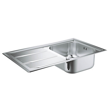 Grohe K400+ 1.0 Bowl Stainless Steel Kitchen Sink - 31568SD0  Profile Large Image