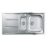Grohe K400 1.5 Bowl Stainless Steel Kitchen Sink - 31567SD0  Profile Large Image