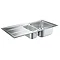 Grohe K400+ 1.5 Bowl Stainless Steel Kitchen Sink - 31569SD0 Large Image