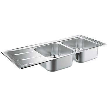 Grohe K400 2.0 Bowl Stainless Steel Kitchen Sink - 31587SD0  Profile Large Image