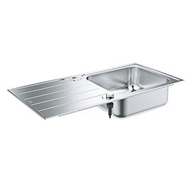 Grohe K500 1.0 Bowl Stainless Steel Kitchen Sink - 31563SD1 Medium Image